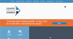 Desktop Screenshot of countryfaith.org