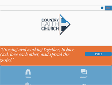 Tablet Screenshot of countryfaith.org
